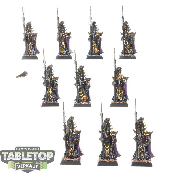 Cities of Sigmar - 10x Black Guard - bemalt