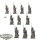 Cities of Sigmar - 10x Black Guard - bemalt
