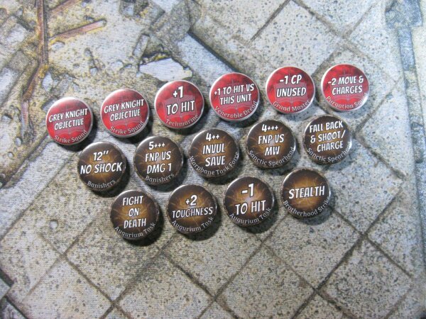 Da Red Button - Grey Knights Tokens - Core Set