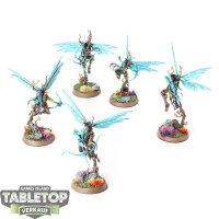 Sylvaneth - 5 Gossamid Archers - bemalt