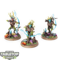 Sylvaneth - 3 Kurnoth Hunters - bemalt