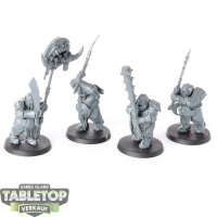 Ogor Mawtribes - 4 Ironguts - unbemalt