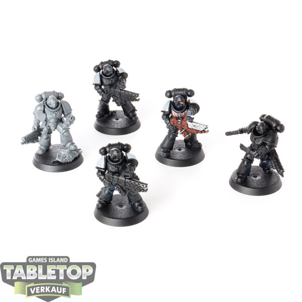 Space Marines - 5 Infernus Squad - teilweise bemalt