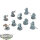 Chaos Space Marines - 10 Chaos Cultists classic - teilweise bemalt
