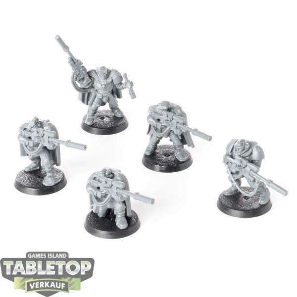 Space Marines - 5 Scout classic - unbemalt