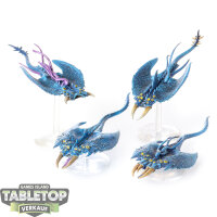 Disciples of Tzeentch - 3 Screamers - bemalt