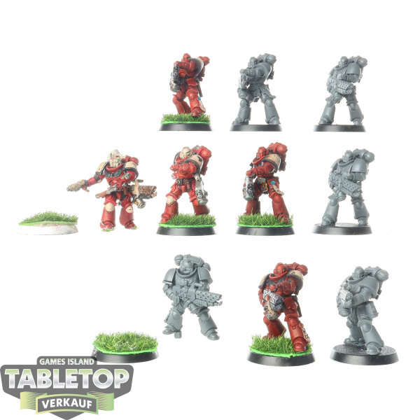 Blood Angels - 10x Infernus Squad - teilweise bemalt