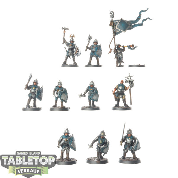 Cities of Sigmar - 10x Freeguild Steelhelms - bemalt