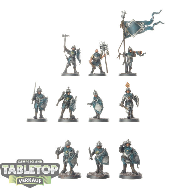 Cities of Sigmar - 10x Freeguild Steelhelms - bemalt