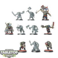 Orks - 10x Boyz - teilweise bemalt