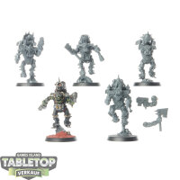 Orks - 5x Ork Stormboyz - teilweise bemalt