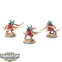 Tyraniden - 3 x Tyranid Warriors - bemalt