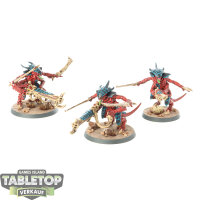 Tyraniden - 3 x Tyranid Warriors - bemalt