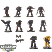 Space Marines - 10x Intercessor Squad - teilweise bemalt