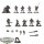 Tau Empire - 10x Fire Warriors Strike Team - teilweise bemalt