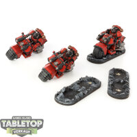 Space Marines - 3 Biker - bemalt