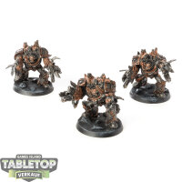 Chaos Space Marines - 3 Obliterators klassisch - bemalt