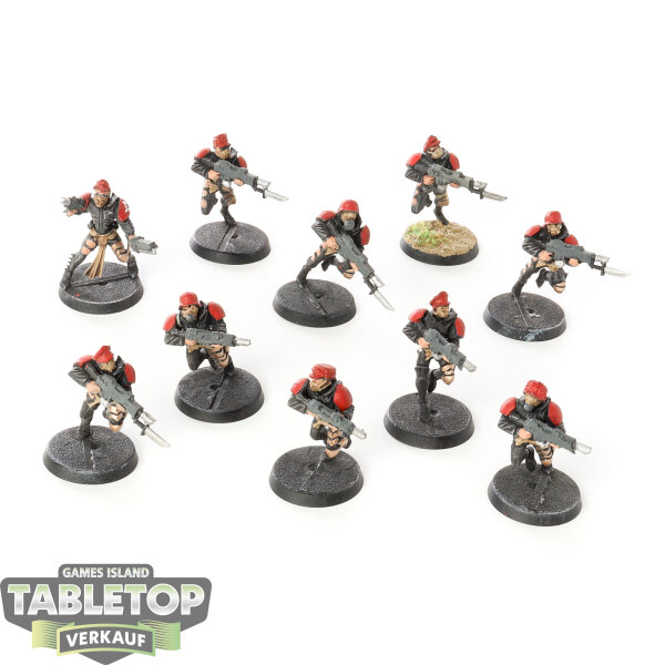 Astra Militarum - 10 Wyches - bemalt