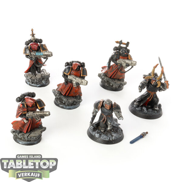 Dark Angels - 6 Company Veterans - bemalt