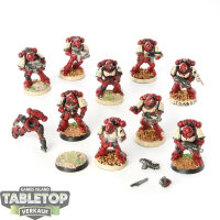 Space Marines - 10 Tactical Squad klassisch - bemalt