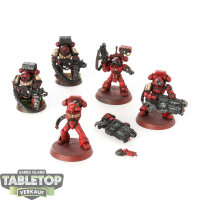 Space Marines - 5 Devastator Squad klassisch - bemalt