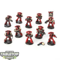 Space Marines - 10 Tactical Squad klassisch - bemalt