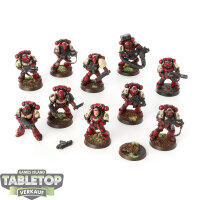 Space Marines - 10 Tactical Squad klassisch - bemalt