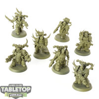 Death Guard - 7 Plague Marines - grundiert