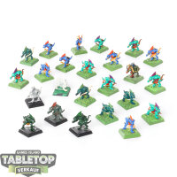 Seraphon - 24x Skinks klassisch - teilweise bemalt