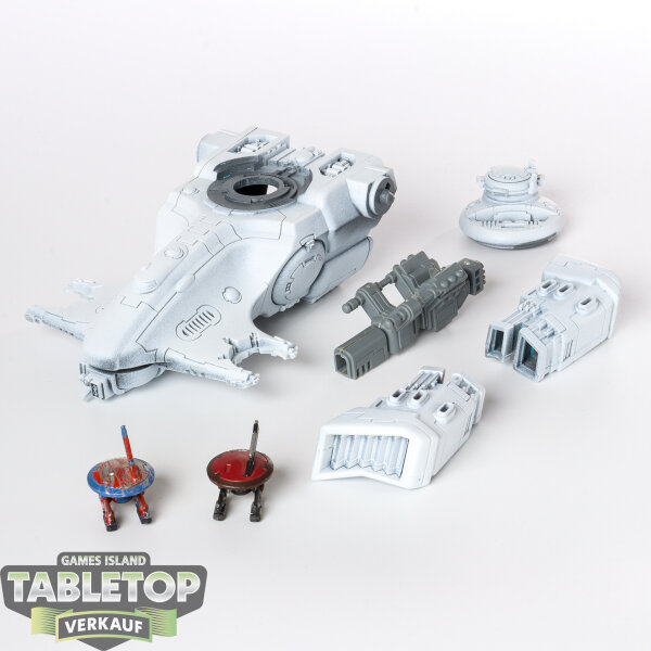 Tau Empire - Hammerhead Gunship - teilweise bemalt