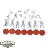 Rebellen - 7x Rebel Troopers klassisch - im Gussrahmen
