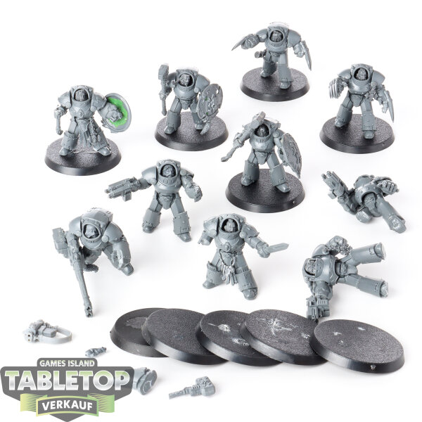 Horus Heresy - 10x Legion Tartaros Terminator Squad - Space Wolves - unbemalt