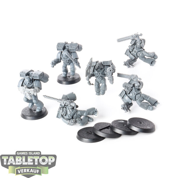Space Wolves - 6x Assault Squad - unbemalt