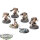 Horus Heresy - 5x Death Guard Cataphractii Pattern Terminators with Power Fists - bemalt