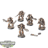 Horus Heresy - 5x Death Guard MKIII Despoiler Squad - bemalt