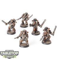 Horus Heresy - 5x Death Guard MKIII Despoiler Squad - bemalt