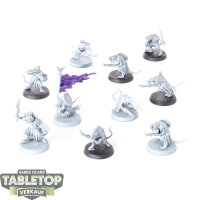 Skaven - 10x Clanrats - teilweise bemalt