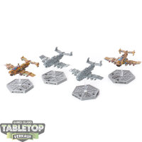 Aeronautica Imperialis - 4x Ork Air Waaagh! Fighta...