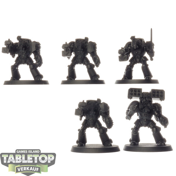 Space Marines - 5 Terminator Squad classic - grundiert