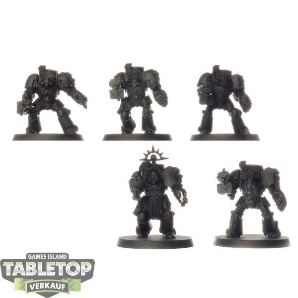 Space Marines - 5 Terminator Squad classic - grundiert