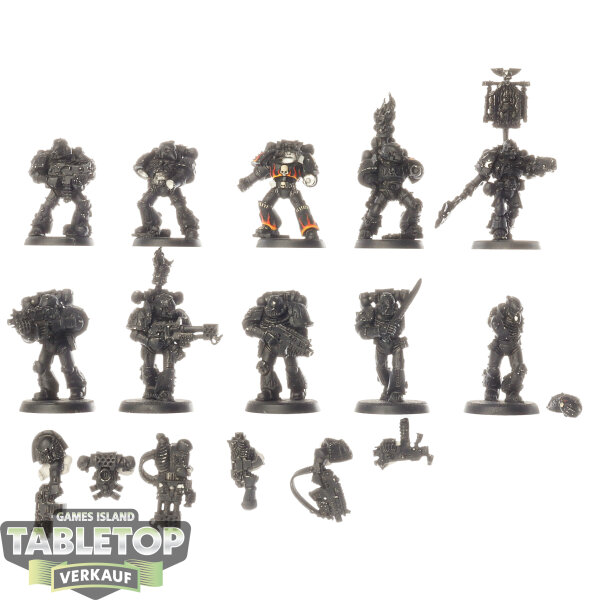 Space Marines - 10 The Legion of the Damned - teilweise bemalt