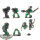 Space Marines - 5 Devastator Squad - teilweise bemalt