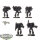 Space Marines - 5 Space Marine Assault Squad - teilweise bemalt