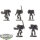 Space Marines - 5 Space Marine Assault Squad - grundiert