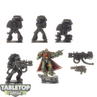 Space Marines - 5 Devastator Squad - teilweise bemalt