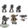 Space Marines - 5 Devastator Squad - teilweise bemalt