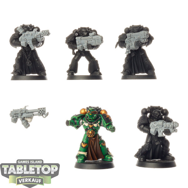 Space Marines - 5 Sternguard Veteran Squad classic - teilweise bemalt