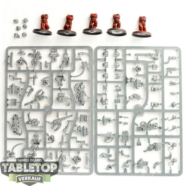 Space Marines - 5 Devastator Squad - teilweise gebaut