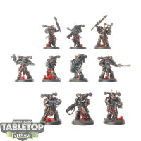 Chaos Space Marines - 10x Legionaries - bemalt
