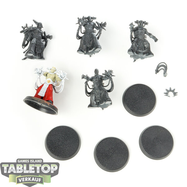 Adeptus Mechanicus - 5x Corpuscarii Electro-Priests - teilweise bemalt